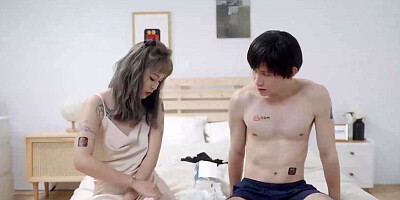 My Hot Asian Stepsister Started Off My New Year's By Swallowing My Load