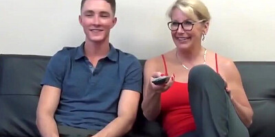 Beautiful 70yo Mature MILF having Real Orgasm with 23yo Man