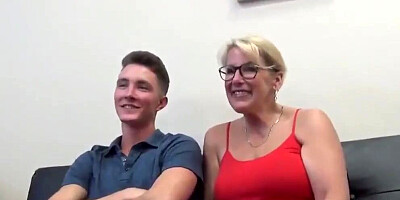 Beautiful 70yo Mature MILF having Real Orgasm with 23yo Man