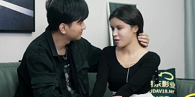 Sexy stepmom with big natural tits and big butts teasing her big dick stepson to fuck her wet pussy