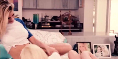 Piper Perri's Stepdad Watches her Dyke Out