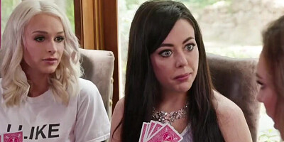 Emma Hix, Whitney Wright & Tiffany Watson are cuddling and licking