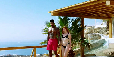 BLACKED - BBC Craving Red Head Gets Dominated On Vacation