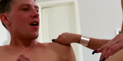 Big ass blonde loves bouncing her booty on a stiff cock of her teen neighbor