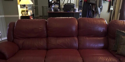 Two MILFs and one stud are having FFM 3some on the couch