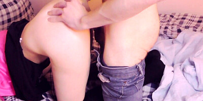 Massage From Stepbrother After a Hard Study Day