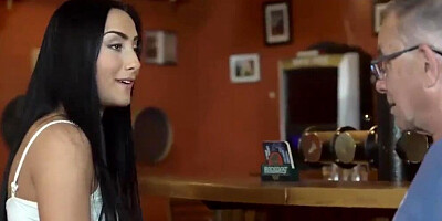 Daddy4K. Slutty Chick really wants to try Hard Cock of Paramour’s Dad