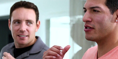 Two Hot And Busty MILFs Fuck Together Two Big Cocks