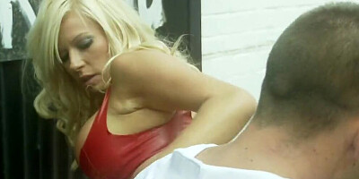 Stepmom with big tits gets fucked in an alley