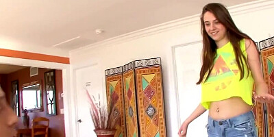 Big Titted Teen Pussy Gets Drilled By Step Dad