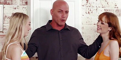 NuruMassage Threesome Step-Family Competition to get a Masseuse Summer Job