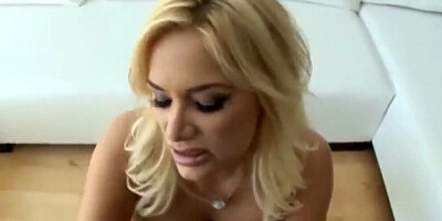 MOM Blonde MILF takes his length