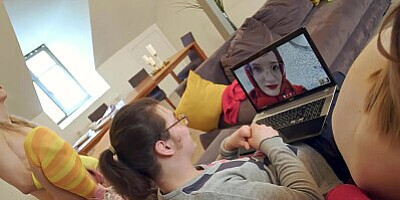 DYKE4K. Three hot bitches decided to ignore busy man and have fun together