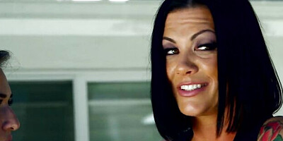 Couples Seeking Teens featuring Jezebelle Bond and Tommy Pistol's natural tits clip