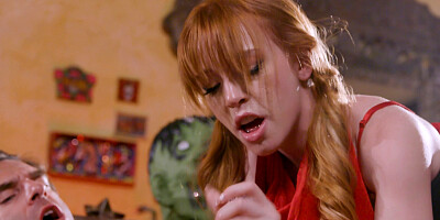 Gorgeous teen is getting her pinky hole nailed with cock