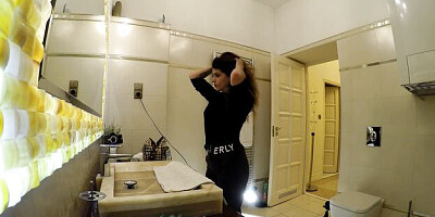 Red head video with pin-up lover from Leons TV