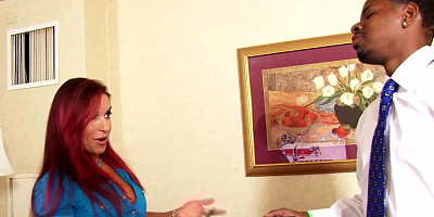 Halena Hughes Lets A Black Guy Stick His Tongue In Her Twat