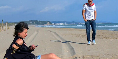 Zaza La Coquine sucks stranger's prick and gets fucked hard