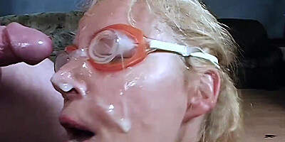 Milf Lisa endures a mass insemination of many cocks over herself