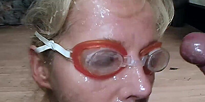 Milf Lisa endures a mass insemination of many cocks over herself