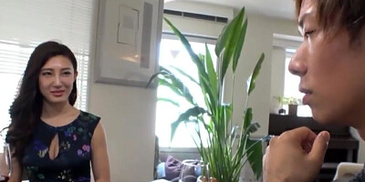 Splendid Asian mom bends over to receive a cock from behind