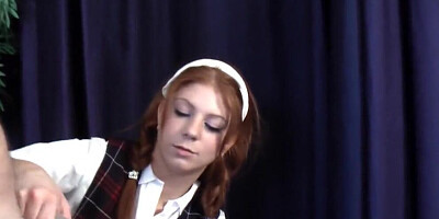 Daddy Punish his Schoolgirl StepDaughter