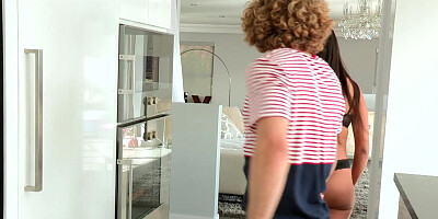 Michael Vegas, Mercedes Carrera and Josie Jagger in a dick-sucking threesome