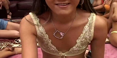 One Cock, 15 Girls, Blowjob Gangbang