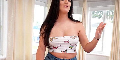 My Stepsister Teaches me how to Creampie her Pussy - Alice Visby