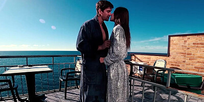 Cool fucking my stepsister on the balcony to the sound of the sea surf. GoldTeachers