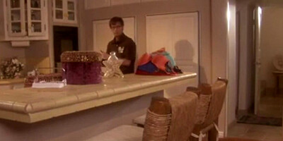 Remarkable cougar Austin Kincaid is being fucked in the kitchen