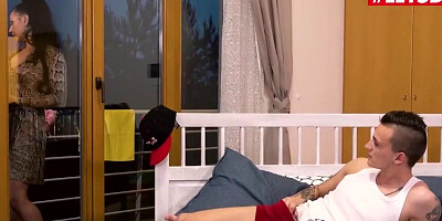 KINKY INLAWS - Russian Stepmom Eva Ann Has Anal Sex With Stepson