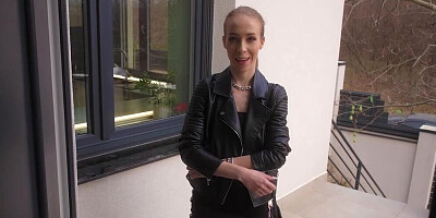 Nata Ocean is a petite brunette who's eager to receive huge shaft