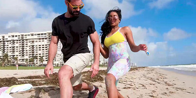 Charles cum all over Jennas pretty face and tongue