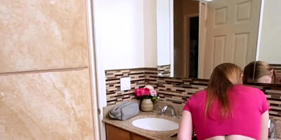 Cute stepsis takes advantage of her bro's dong