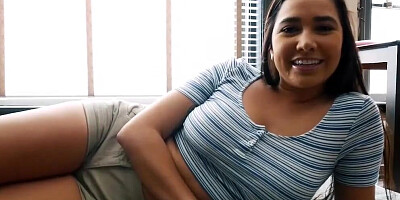 Big boobed stepsister selflessly gives sex advice