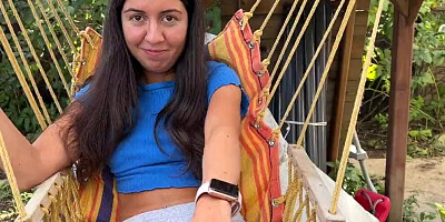 Fucked cutie in a street gazebo in the morning after night party