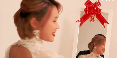 Horny slut mature mom with big boobs got fucked with busty daughter at the same time on the wedding