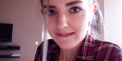My Cute Teen Step Sister Begs to be Fucked and Covered in Cum - Eva Elfie