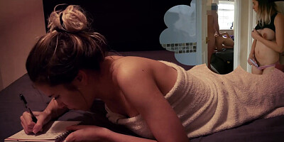 Naughty stepdaughter Episode 5 - stepdad fucks handcuffed daughter. She thinks it's her boyfriend!