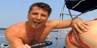 Valerie de Winter assfucked and creampied on the boat