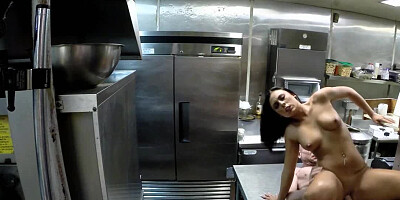 Brilliant beauty appears in the big kitchen but not for cooking
