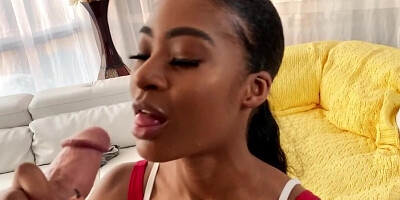 Man believes he can make black girlfriend cum and fucks her hard