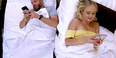 Gorgeous Natalia Queen Bangs her Hung Stepbro
