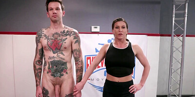 Nikki Delano is wrestled and dominated by kinky man Will Havoc