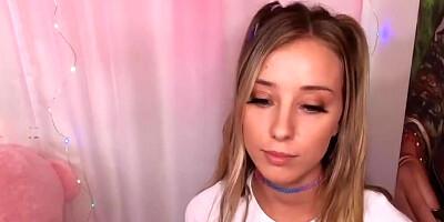 Petite teen nailed by stepdad after giving POV blowjob