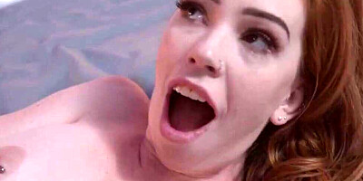 Smoking hot redhead woman is always in the mood for naughty sex fun