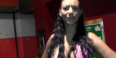 Beautiful black babe Sincerre LeMore is fucking a couple of guys