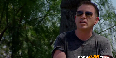 Outdoor kissing contest ended up in a wild swinger orgy!