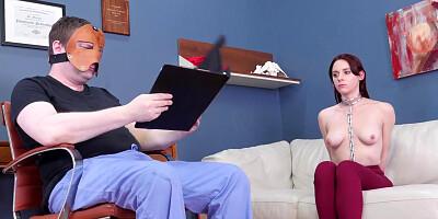 Big tits strap on rough sex and brutal doggy fuck